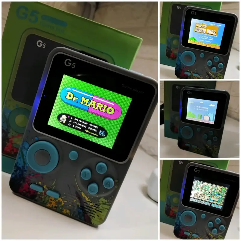 Consola retro portátil G5 400 juegos NES 8 bits