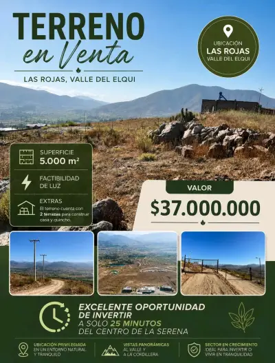 Terreno en venta en Las Rojas - miniatura 1