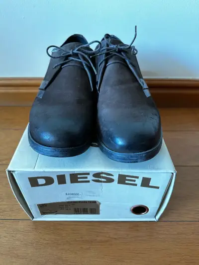Zapatos formales Diesel café - miniatura 1