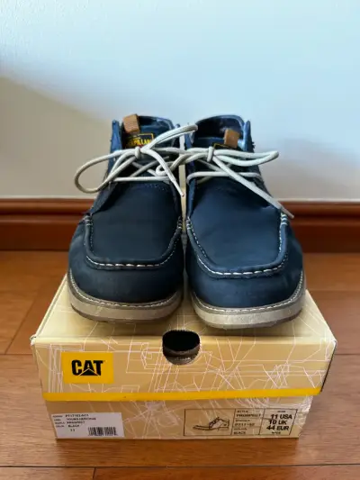 Zapatos CAT azules usados - miniatura 1