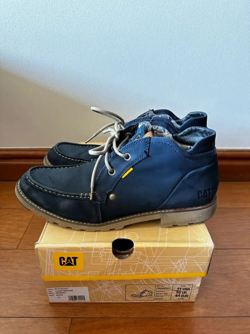 Zapatos CAT azules usados - 3