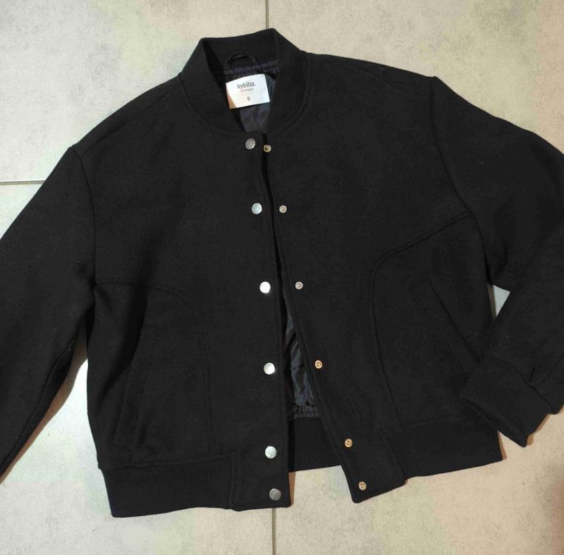 Chaqueta negra casual Sybilla - 1