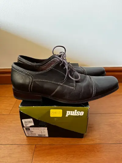 Zapatos de cuero Pulso café - miniatura 4
