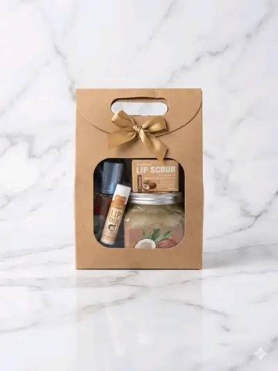 Set exfoliante y bálsamo labial - miniatura 1
