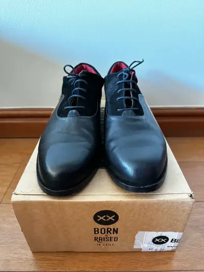Zapatos Bestias de cuero negros - miniatura 1