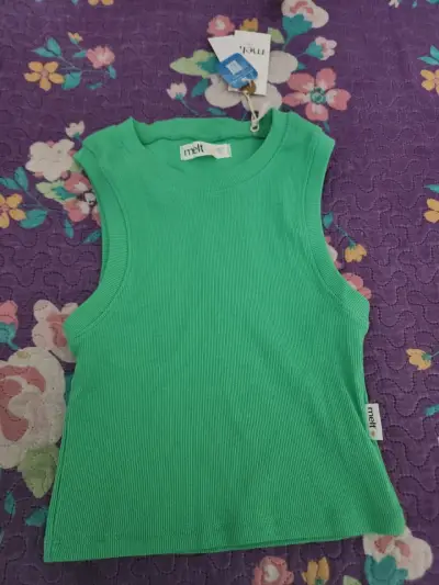 Polera sin mangas verde Melt - miniatura 2