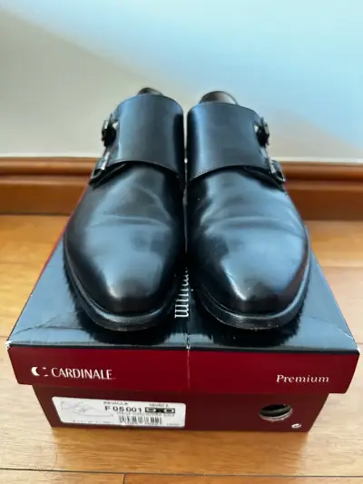 Zapatos de vestir negros Cardinale - miniatura 1