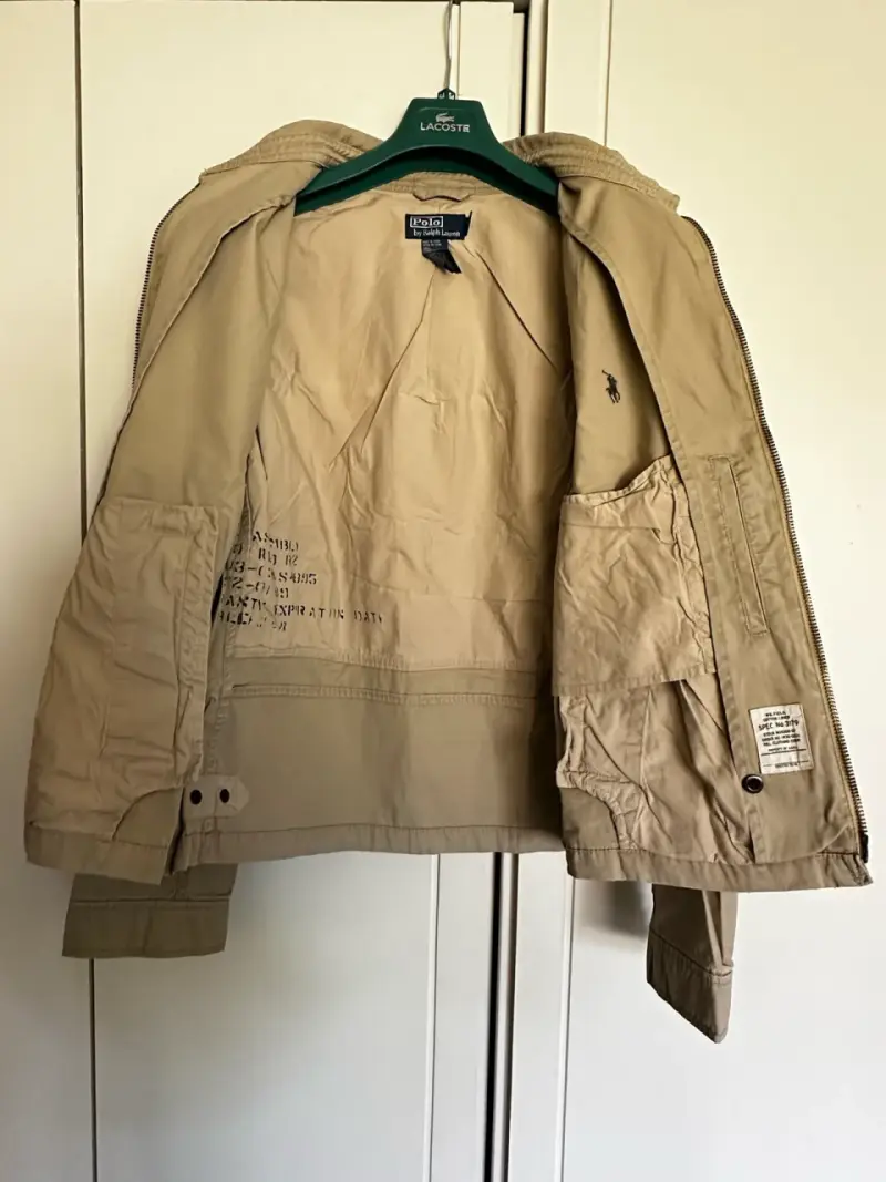 Chaqueta beige Polo hombre - 4