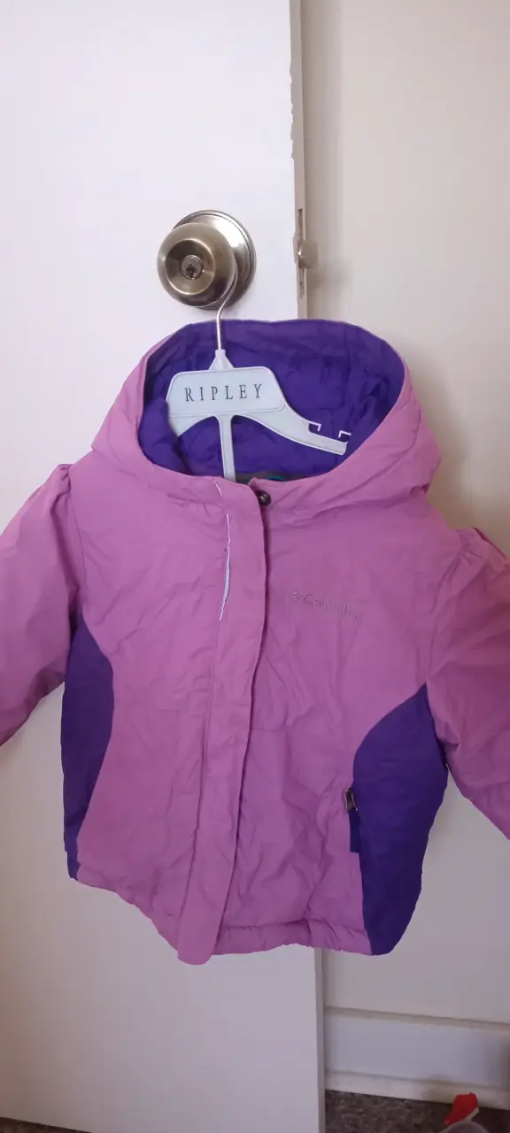 Parka Columbia morada para niña - 2