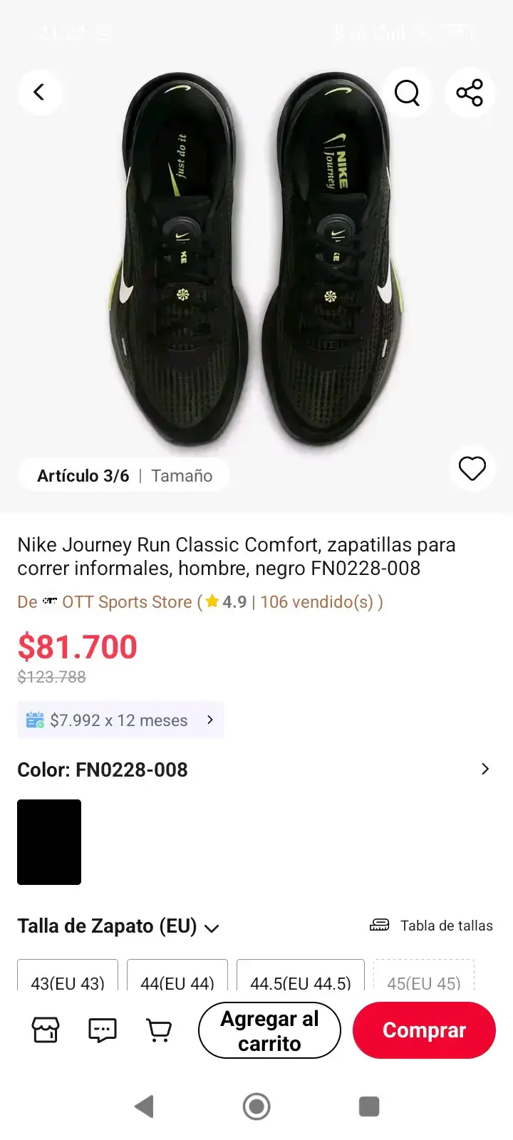 Zapatillas Nike Journey Run negras - 3