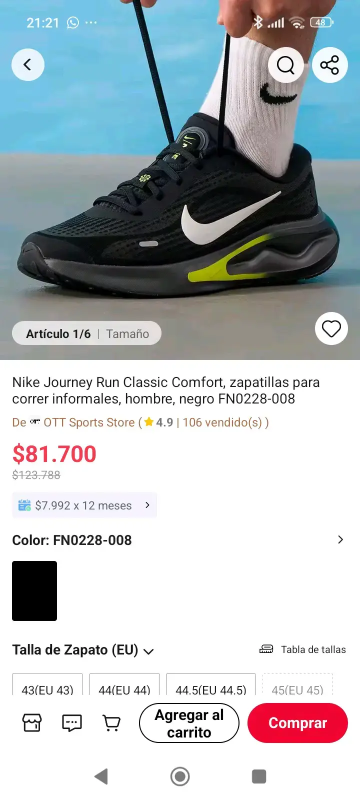 Zapatillas Nike Journey Run negras - 5