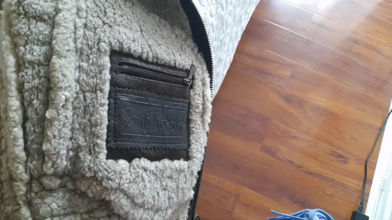 Chaqueta de cuero con forro de chiporro - 3