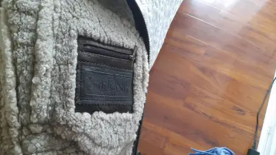 Chaqueta de cuero con forro de chiporro - miniatura 3