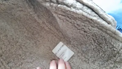 Chaqueta de cuero con forro de chiporro - miniatura 6
