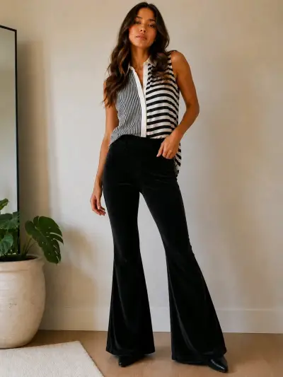 Camisa estampada blanco y negro - miniatura 6