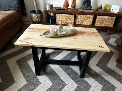 Mesa de centro madera - miniatura 1