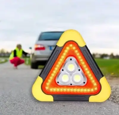 Triángulo de emergencia LED solar - miniatura 1