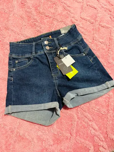 Shorts de mezclilla azul - miniatura 1