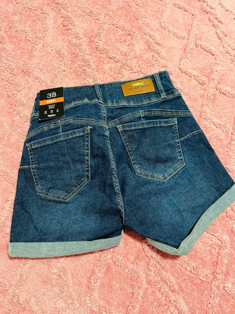 Shorts de mezclilla azul - 2