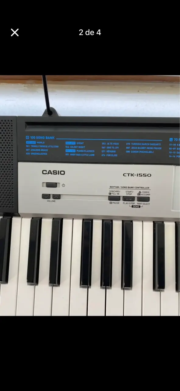 Teclado musical Casio CTK1500 - 2