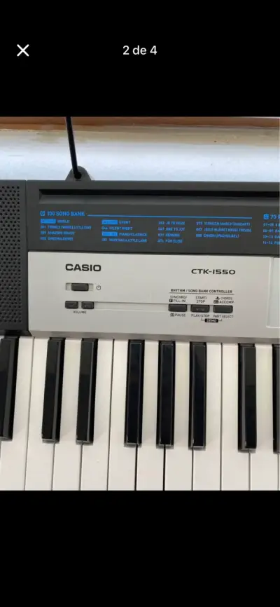 Teclado musical Casio CTK1500 - miniatura 2