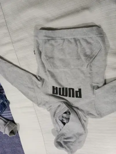 Polerón gris Puma con capucha - miniatura 1