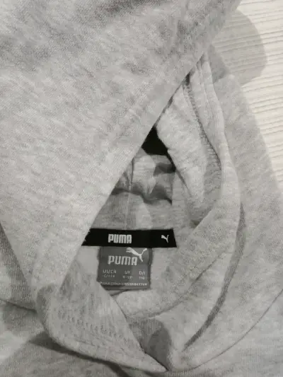 Polerón gris Puma con capucha - miniatura 2