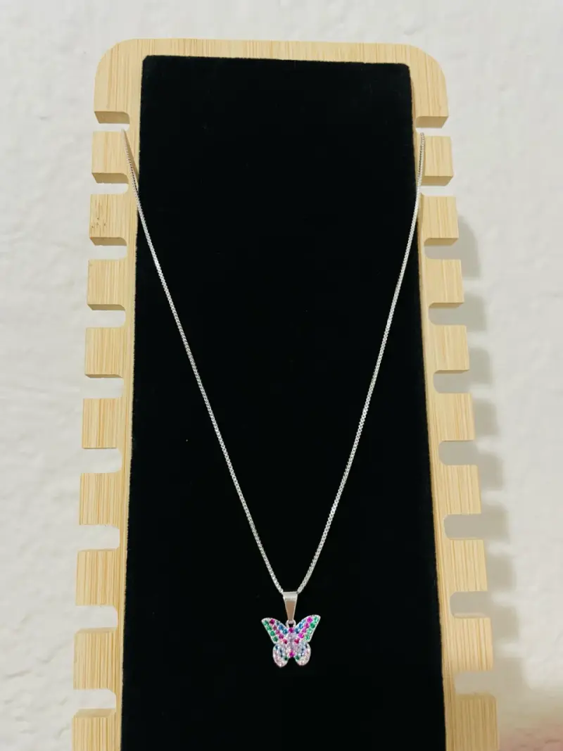 Remate de Cadenas de plata  con colgante - 2