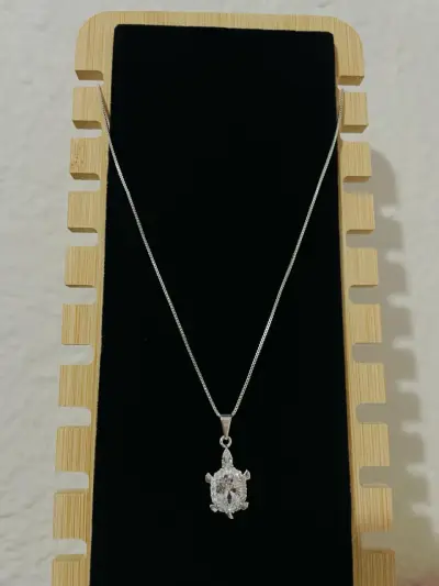 Remate de Cadenas de plata  con colgante - miniatura 4