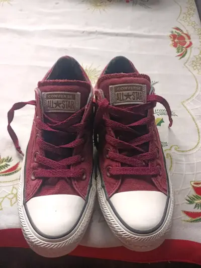 Zapatillas Converse All Star burdeo - miniatura 1