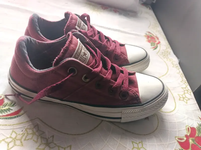 Zapatillas Converse All Star burdeo - 4