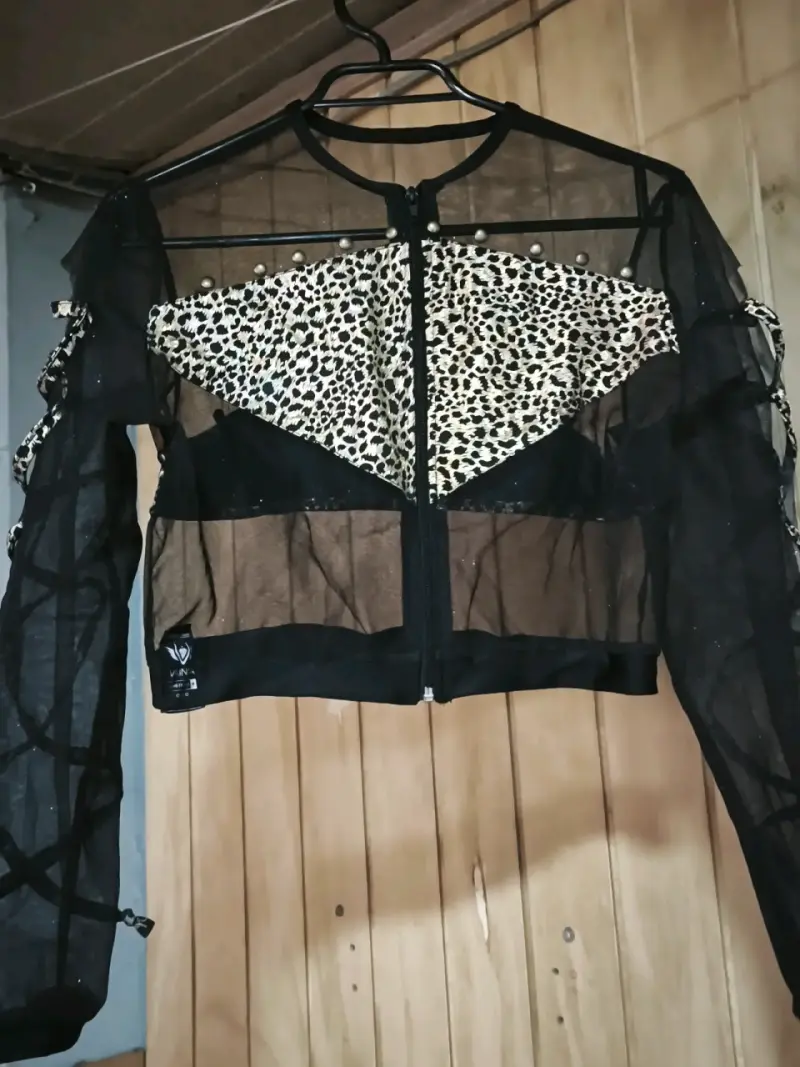 Chaqueta transparente con estampado - 4