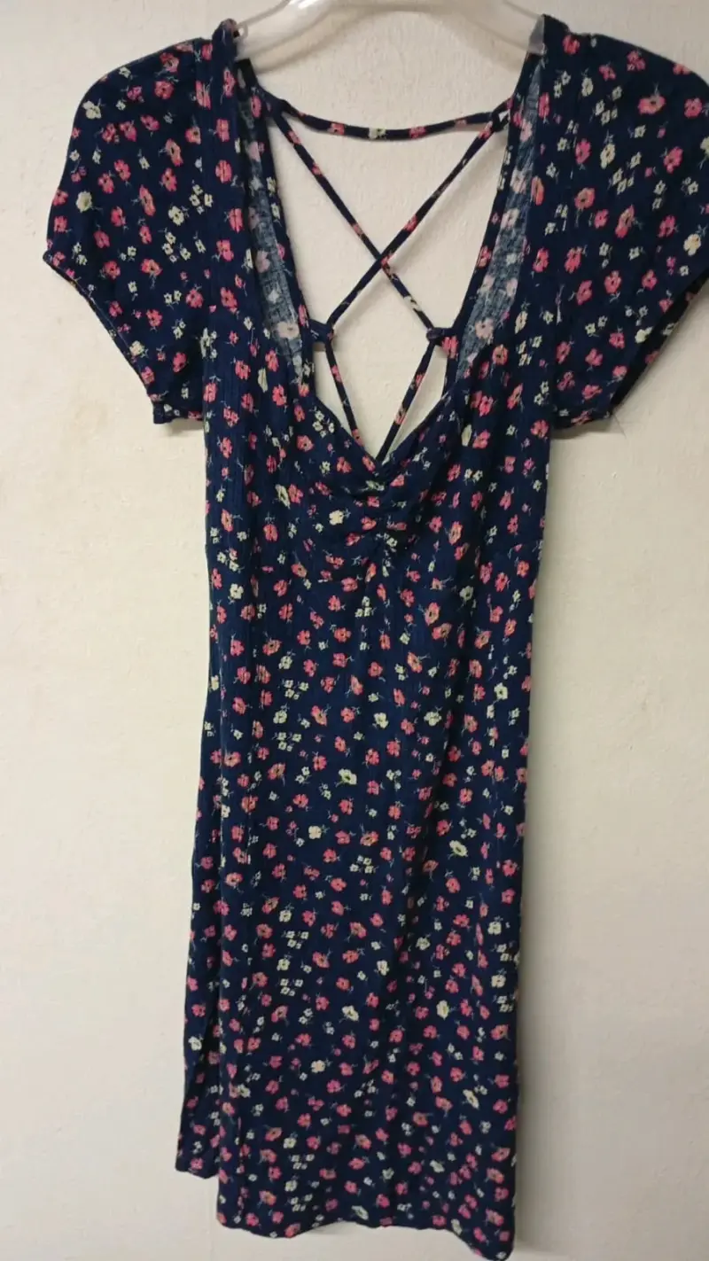 Vestido de Viscosa Index Talla XL Azul