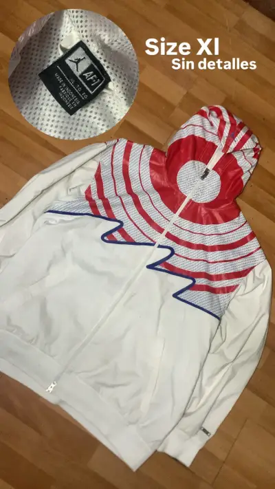 Cortaviento jordan AF-1 vintage fullzip - miniatura 1