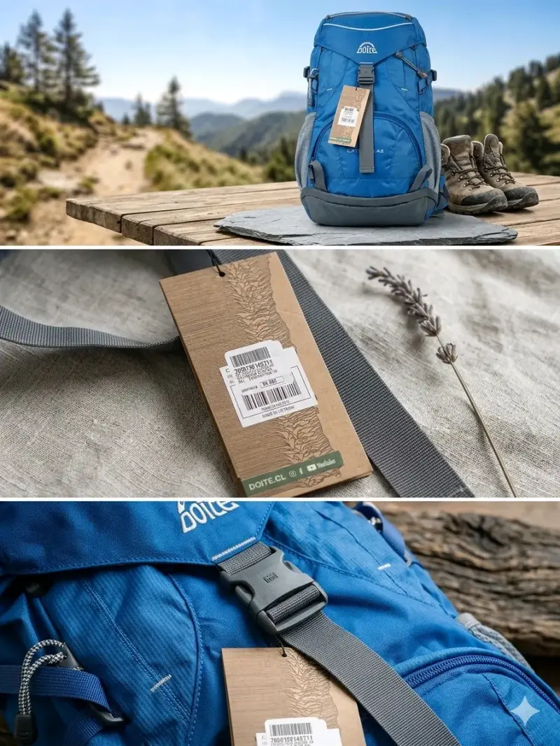 Mochila azul outdoor 42L - 2