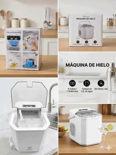 Máquina de hielo portátil - miniatura 1