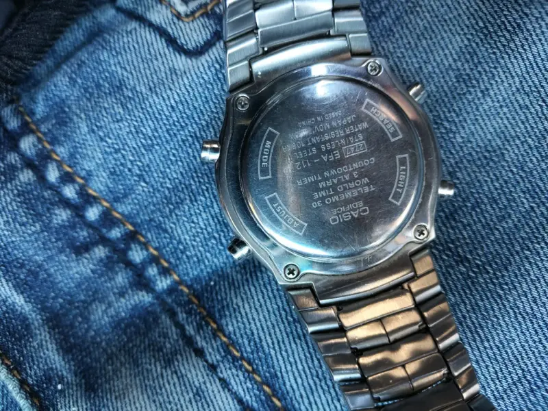 Reloj Casio Edifice azul - 3