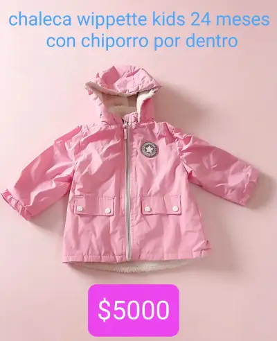 Chaqueta rosada con chiporro - miniatura 5