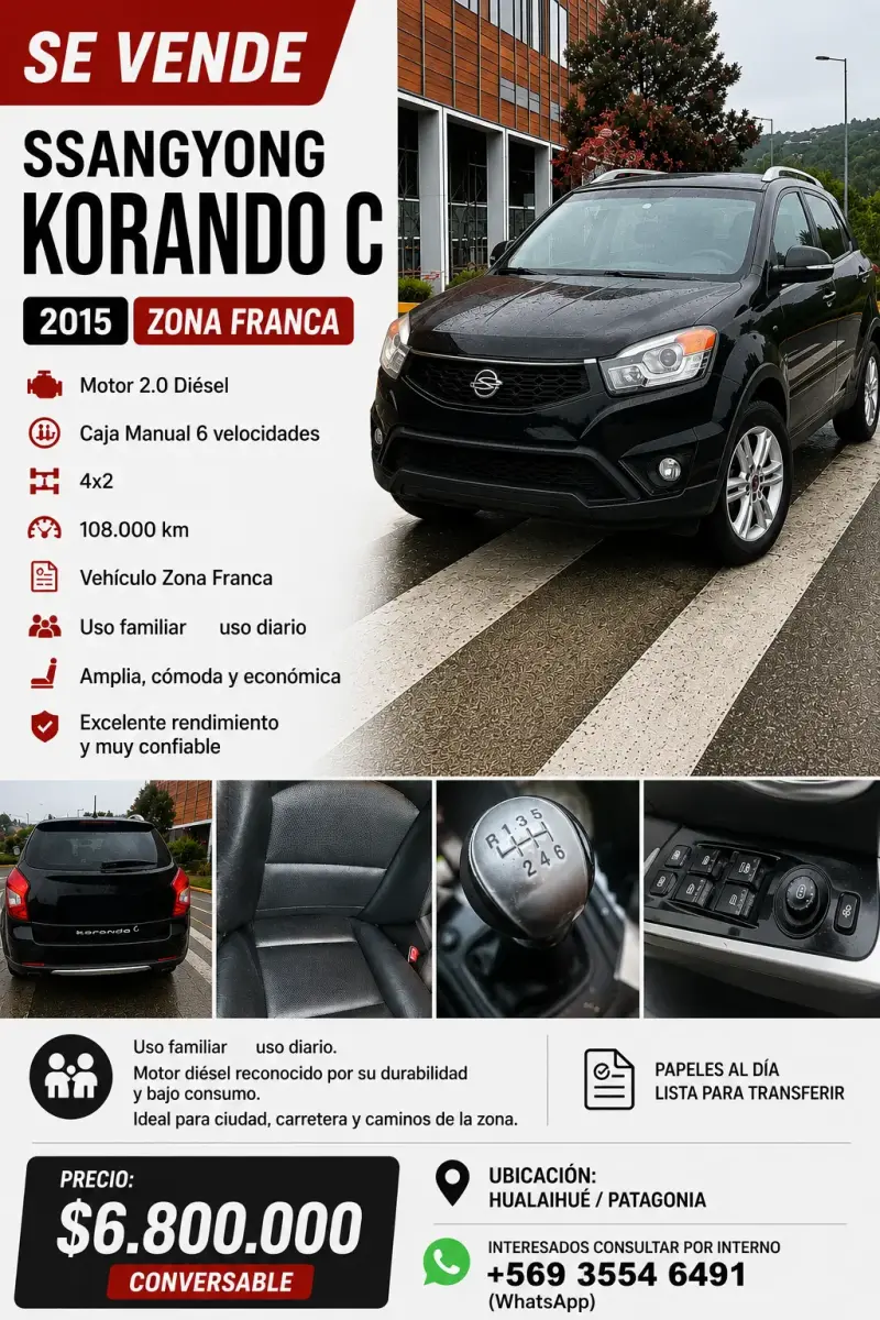 SUV Ssangyong Korando C 2015