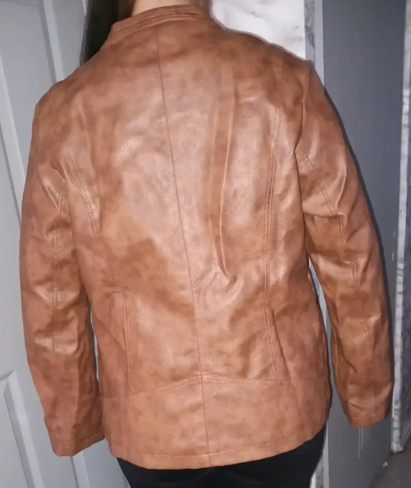 Chaqueta de cuero marrón - 2