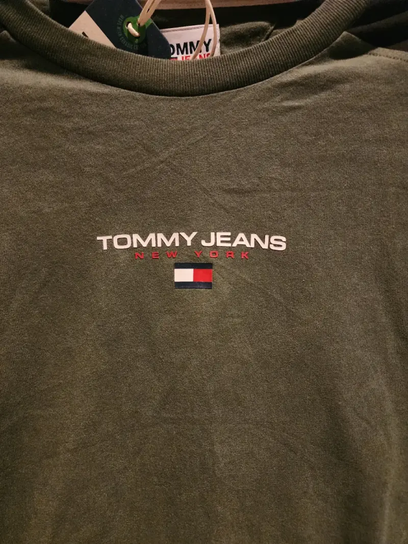 Polera Tommy Jeans verde - 4