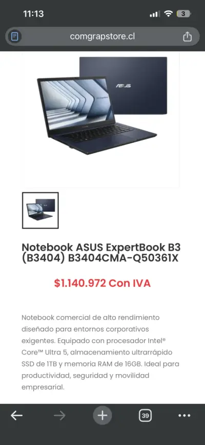 Notebook ASUS 512gb - miniatura 3