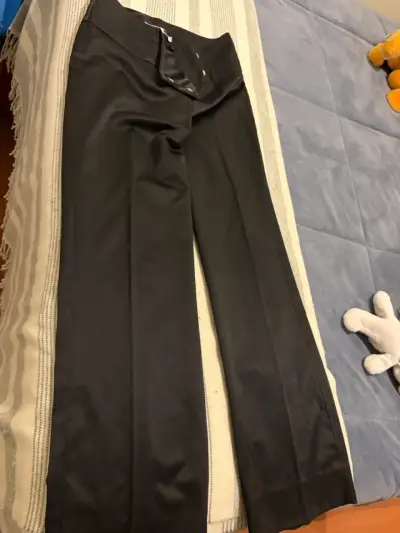 Traje pantalón y Blazer  mujer negro elegante - miniatura 4
