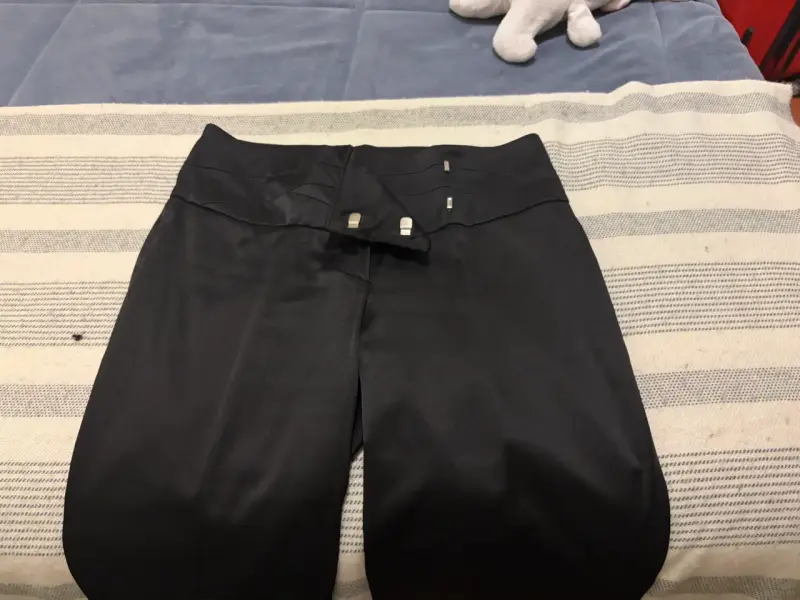 Traje pantalón y Blazer  mujer negro elegante - 6