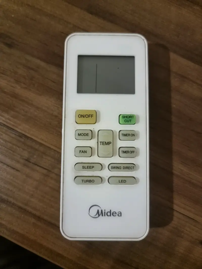 Control remoto aire acondicionado Midea - 1