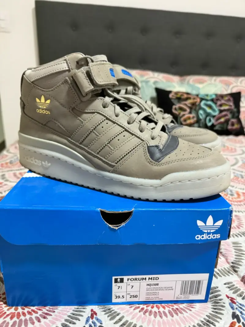 Zapatillas Adidas Forum Mid Beige