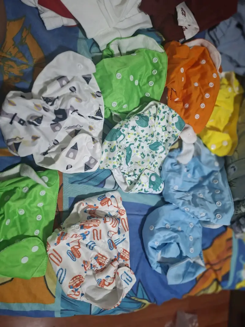 Pañales de tela reutilizables variados - 1