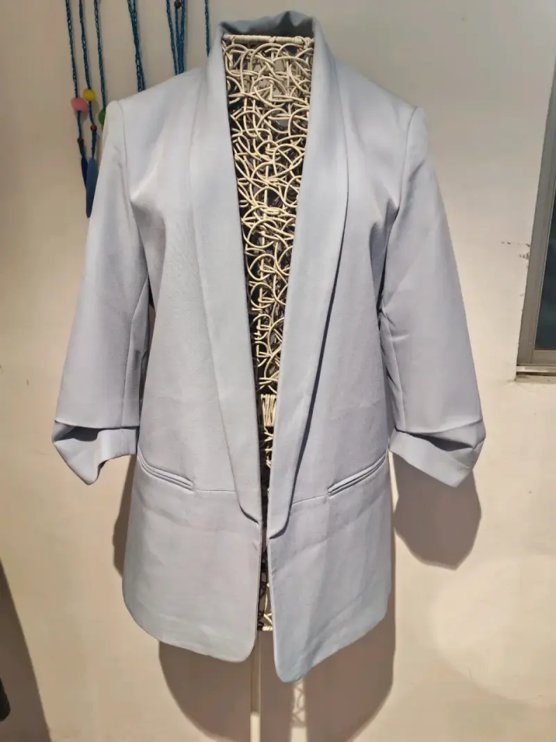 Chaqueta a cuadros con capucha - 2