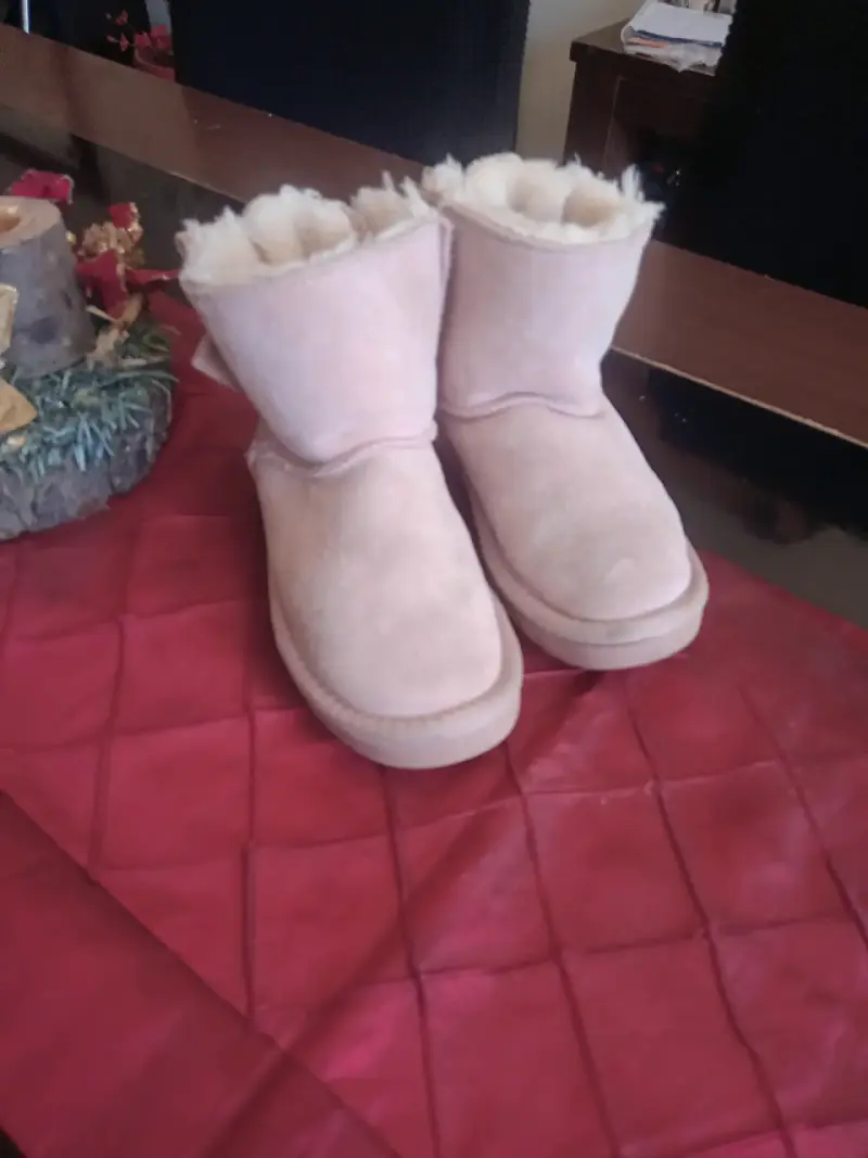 Botas de invierno rosados - 1