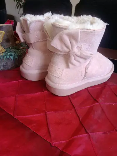 Botas de invierno rosados - miniatura 3
